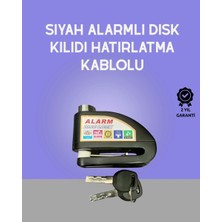 Kanonik Education Yüksek Sesli 110DB Çelik Disk Kilidi Su Geçirmez