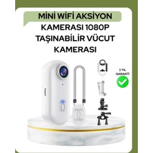 Kanonik Education 1080P Wifi Spor Kamerası Su Geçirmez Mini Aksiyon Kamera