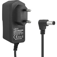 Xtechnx Powermaster PM-16738 6 Volt - 2 Amper 5.5*2.5 mm Uçlu Plastik Kasa Priz Tipi Adaptör