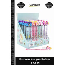 Carlburn #kalem Hediye Çocuk Okul Kırtasiye Kaliteli Eğlenceli Figürlü Tasarım Şık Unicorn Kurşun Kalem