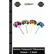 Carlburn #kalem Hediyelik Ofis Kırtasiye Karakter Tasarımlı Yelpaze Başlıklı Anime Yelpazeli Tükenmez Kalem