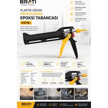 BRATİ HAND TOOLS Plastik Gövde Profesyonel Epoksi Tabancası 410 Ml.