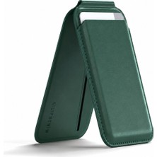 Kılıf Benim Apple iPhone 17/16/15/14/13/12 Serisi ile Uyumlu Magsafe Manyetik Cüzdan Kartlık, Çift Kapaklı, Standlı, 4 Kart Yuvalı, Premium Pu Deri, Güçlü Mıknatıslı