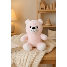 Maks Toys Peluş Ayıcık 26 cm Pembe Yumuşacık Uyku Arkadaşı Sevgiliye Hediye Peluş Oyuncak