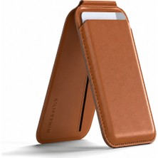 Kılıf Benim Apple iPhone 17/16/15/14/13/12 Serisi ile Uyumlu Magsafe Manyetik Cüzdan Kartlık, Çift Kapaklı, Standlı, 4 Kart Yuvalı, Premium Pu Deri, Güçlü Mıknatıslı