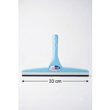 Primeaks 33 cm Cam Çekçek Camsil – Cam Temizleme Aparatı Lastikli Cam Sileceği Ev Oto Duşakabin
