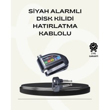 Kanonik Education Çift Modlu 110DB Alarmlı Disk Kilidi Suya Dayanıklı