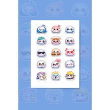 To Design Lab Tatlı Ifadeler Mod Temalı Sticker Seti 10 Aynı SAYFA/150 Adet Sticker