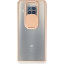 Drop Tedarik Xiaomi Mi 10T Lite Kılıf Palm Buzlu Kamera Sürgülü Silikon - Pembe