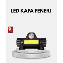 Kanonik Education Profesyonel Şarjlı LED Kafa Lambası – Uzun Mesafe + Ortam Aydınlatması