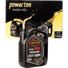 Powerten 10W40 Motosiklet Yağı 4 Litre 4 Adet | Uzun Ömürlü Yağ