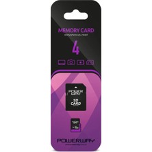 Powerway 4 GB Micro Sdhc Hafıza Kartı Ultra Performans ile Yüksek Okuma/yazma Hızı