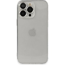 Aletools   iPhone 13 Pro Max Kılıf Luko Lens Silikon - Gümüş