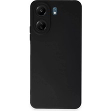 Aletools    Redmi 13C Kılıf Nano Içi Kadife Silikon - Siyah