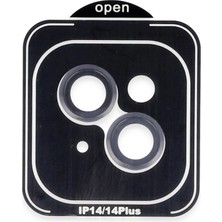 Aletools   iPhone 14 Pvd Metal Kamera Lens - Siyah