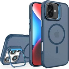 Aletools   iPhone 16 Plus Flet Lens Magsafe Kapak - Lacivert
