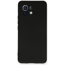Aletools    Mi 11 Kılıf Nano Içi Kadife Silikon - Siyah