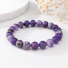 ELF Shopping Doğal Ametist Taşı Bileklik – 8 mm