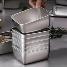 Empressco 5 Adet Paslanmaz Çelik Kamp Yemek Tabağı Seti