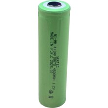 Drop Tedarik Sertec - 1.2V 4500 Mah - 4/3AF - Ni-Mh Şarjlı Pil - (Başsız / Flat Head)
