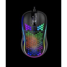 Noxkey Rgb 7200 Dpı Hafif Tasarım Terletmez Gaming Mouse-Oyuncu Mouse Kablolu