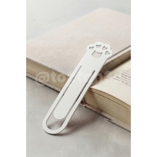 Toptan3D Beyaz Pati Kitap Ayracı, Sevimli Kedi Pati Figürlü Ayraç, Kedi Severlere Hediyelik Kitap Ayracı - 10CM