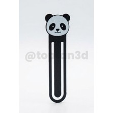 Toptan3D Panda Kitap Ayracı - Çocuklara Hediyelik Ayraç, Panda Ayraç, Sevimli Hayvanlar Ayraç - 10 cm