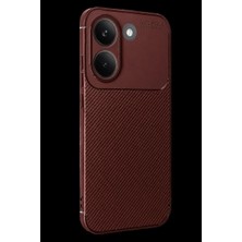 Marsilyan Xiaomi Poco X8 Pro Auto Focus Karbon Kapak - Bordo