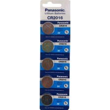 Marsilyan Panasonic CR2016 3V Lityum Düğme Pil 5’li Kartela 5 Adet