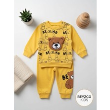Beyzco Kids Erkek Bebek Bear Alt Üst Takım