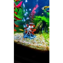 Uraz 3D Baskı Atölyem Kazmacı Iskelet Akvaryum Dekoru