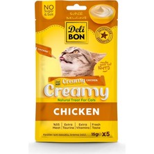 AvantajAl Delibon Krema Kedi Ödül Maması 15G 5 Adet Tavuklu