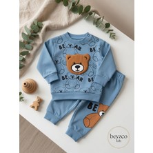 Beyzco Kids Erkek Bebek Bear Alt Üst Takım