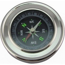 Marsilyan Yuvarlak Metal Kasa Dayanıklı Pusula 80MM