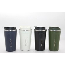 Marsilyan 500 ml Paslanmaz Çelik Termos Mug - Çift Katmanlı Sızdırmaz Kahve Kupası ALK3134