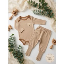 Beyzco Kids Bebek Mango Ayılı Alt Üst Takım