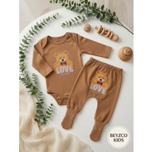 Beyzco Kids Bebek Mango Ayılı Alt Üst Takım