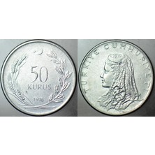 Banknoting Türkiye Cumhuriyeti 50 Kuruş 1976.