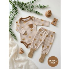 Beyzco Kids Bebek Mango Ayılı Alt Üst Takım