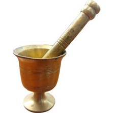 Empressco El Yapımı Vintage Pirinç Küçük Havan, Şık ve Kullanışlı Tasarım