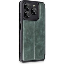 Mey ®  General Mobile Era 30 Kılıf Flip Cover - Koyu Yeşil Najmaddin