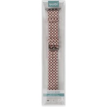 Mey ®   Watch 42MM Karo Motif Kordon - Pembe Najmaddin