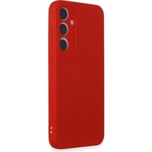 Mey ®  Samsung Galaxy A55 5g Kılıf First Silikon - Kırmızı Najmaddin