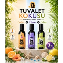 Tuvalet Öncesi Kötü Koku Giderici Sprey, Uzun Ömürlü Banyo ve Tuvalet Kokusu, Kötü Koku Giderici 150 ml 3'lü Set