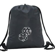 Hero Tasarım Hero tasarım  Zar - Ipli Spor Sırt Çantası - Günlük - Okul 35*46CM One Size | INN1100