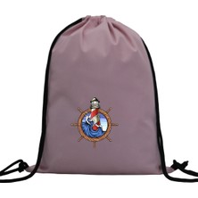 Hero Tasarım Hero tasarım  Gemi Dümeni - Ipli Spor Sırt Çantası - Günlük - Okul 35*46CM One Size | INN1099