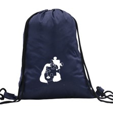Hero Tasarım Hero tasarım  Yapboz - Ipli Spor Sırt Çantası - Günlük - Okul 35*46CM One Size | INN1038