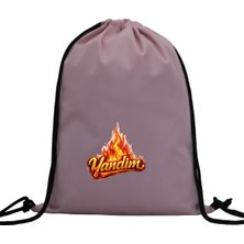 Hero Tasarım Hero tasarım Yandım  - Ipli Spor Sırt Çantası - Günlük - Okul 35*46CM One Size | INN1055