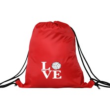 Hero Tasarım Hero tasarım  Love - Ipli Spor Sırt Çantası - Günlük - Okul 35*46CM One Size | INN1088