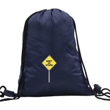 Hero Tasarım Hero tasarım  Don't Be Stupid Tabela Baskılı  - Ipli Spor Sırt Çantası - Günlük - Okul 35*46CM One Size | INN1059